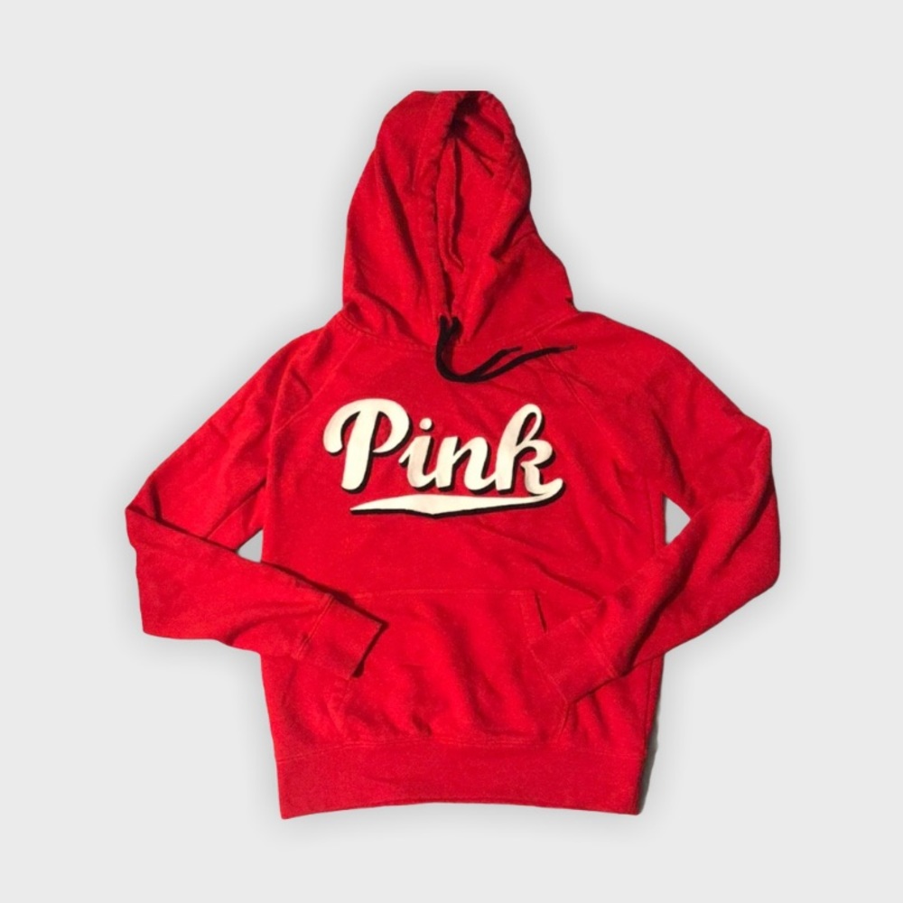 Victoria’s Secret PINK Red Hoodie Size Small